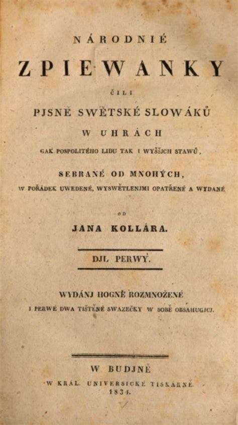 Stará obálka knihy Národnie zpievanky