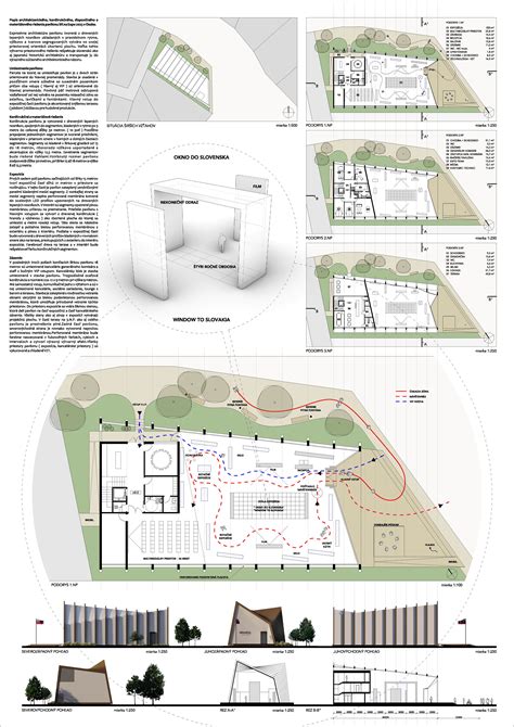 architektonický návrh expozície slonov