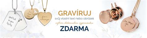 Personalizované šperky s gravírom