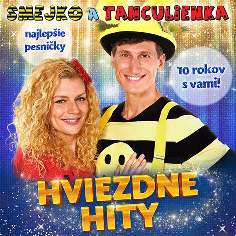 Schéma členov hudobnej skupiny Smejko a Tanculienka s ich charakteristickými hudobnými nástrojmi