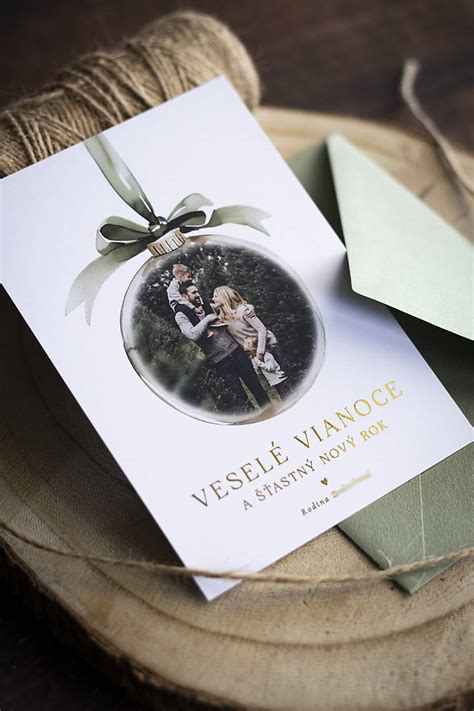 Ukážka šablóny pre vianočný pozdrav s detskou fotografiou v online editore