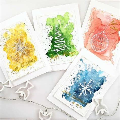 Príklady rôznych techník cardmakingu pre pohľadnice