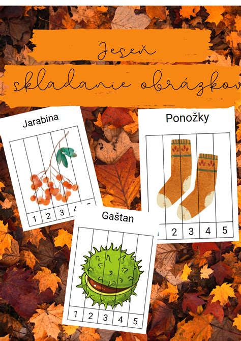 Vytvorenie vlastných puzzle, ukážka rozstrihaných obrázkov podľa veku