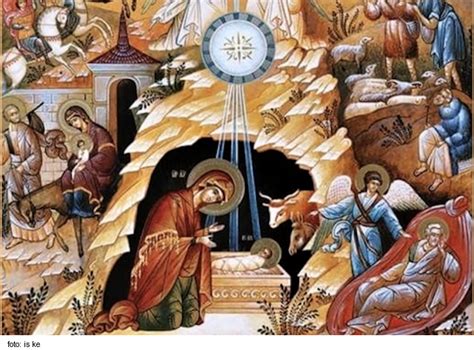 Ilustrácia narodenia Ježiša v Betleheme