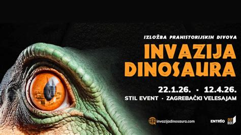 Roztomilá detská ilustrácia dinosaura na narodeninovej karte