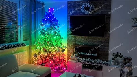Vianočné osvetlenie Twinkly na stromčeku s ovládaním cez aplikáciu