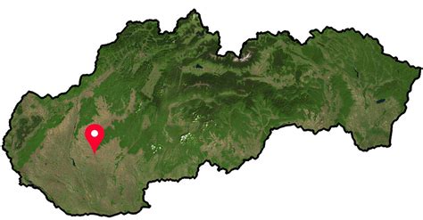 Mapa Slovenska so zvýraznenými regiónmi, kde sa nachádzajú stodoly vhodné na svadbu