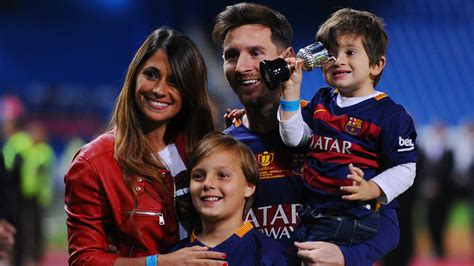 Lionel Messi a jeho rodina