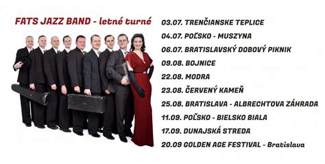 Záber na orchester Fats Jazz Band počas vystúpenia s dobovými hudobnými nástrojmi