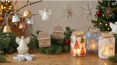 Tabuľka s prehľadom DIY vianočných dekorácií