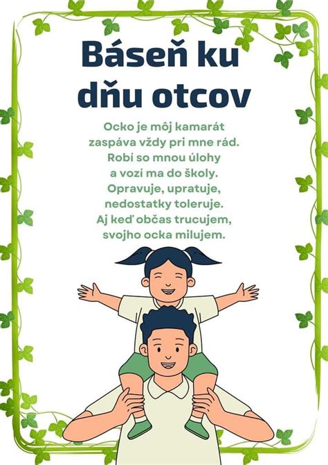 ilustrácia diplomu pre otca