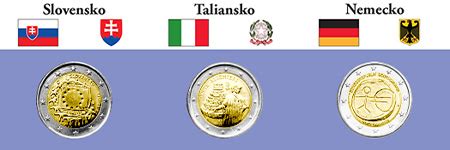 Vzorky pamätných mincí venovaných M. R. Štefánikovi