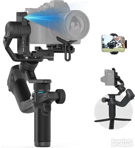 schéma moderného stabilizačného zariadenia pre kameru (gimbal)