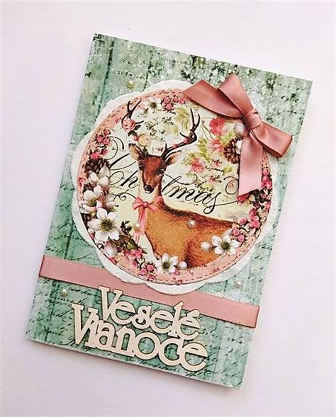 Príklad pohľadnice vyrobenej technikou scrapbooking