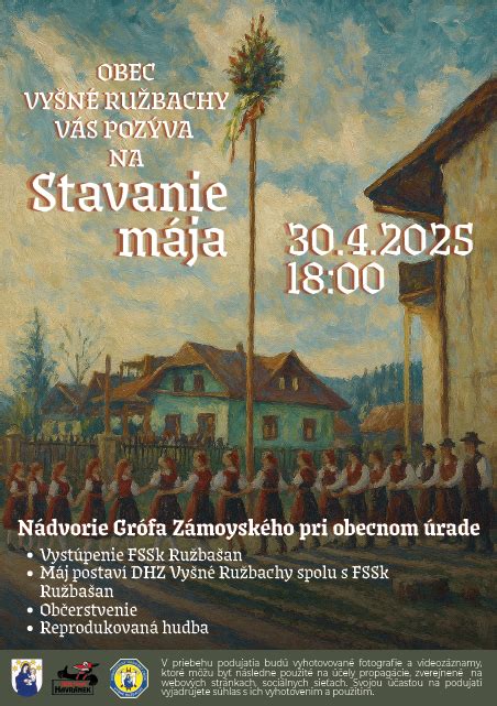 Súčasné stavanie mája s folklórnymi prvkami