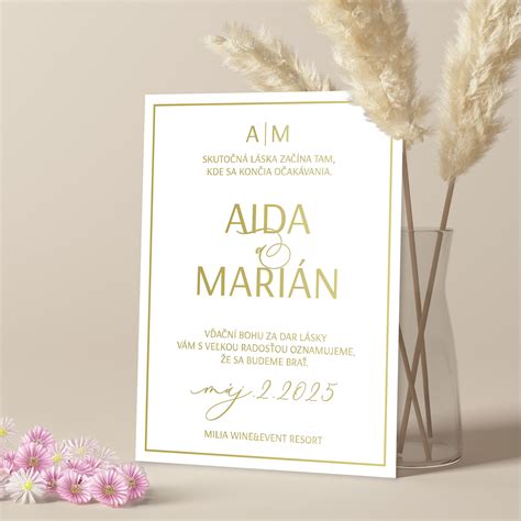 Príklady svadobného oznámenia a menoviek