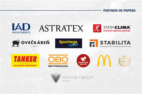 Infografika s logami sponzorov alebo partnerov súťaží