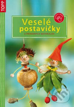 Deti tvoria postavičky z prírodných materiálov.