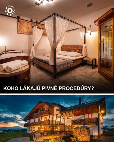 Interiér pivného kúpeľa s drevenými vaňami