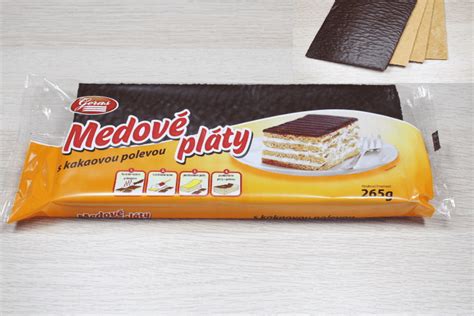 medové pláty s čokoládovo-orechovým krémom
