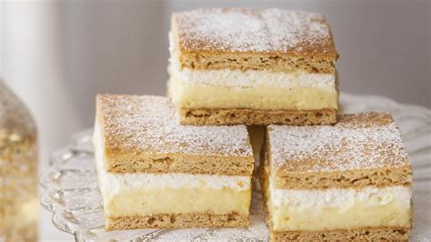 medový krémeš s vanilkovým krémom