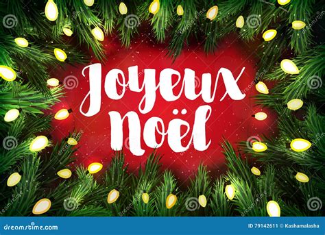 Thematic photo of Merry Christmas in French text