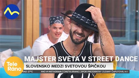 Noro Grofčík počas tanečného vystúpenia