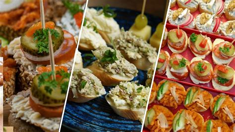 ilustračné foto: rozmanité chuťovky a jednohubky na podnose