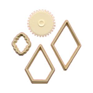 kvalitná patchwork vykrajovačka svadobnej siluety