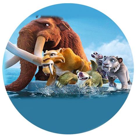 Obrázok z animovaného filmu Doba ľadová s hlavnými postavami