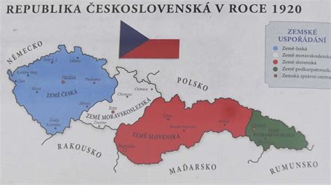 Mapa znázorňujúca začleňovanie Gemera do prvej Československej republiky