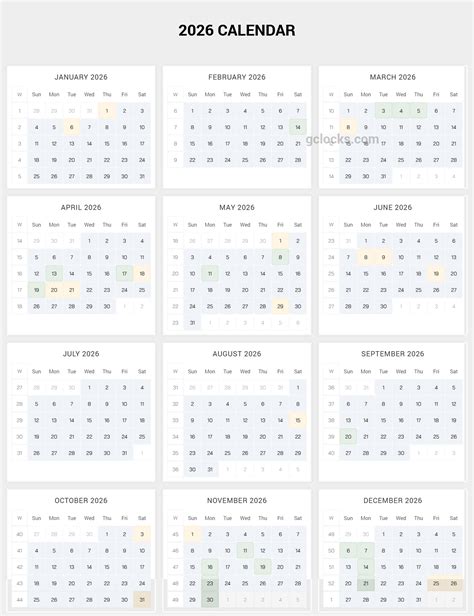 Kalendár so zvýrazneným 26. júlom/červencem