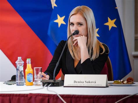 Denisa Saková v minulosti ako ministerka vnútra