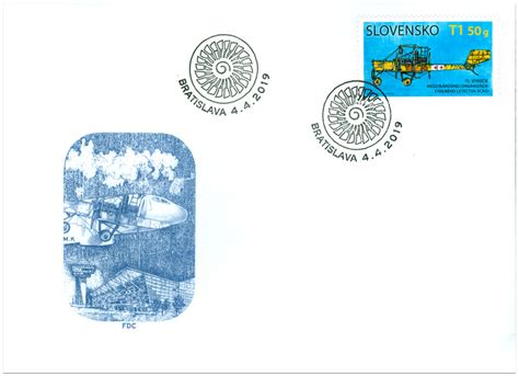 Vizualizácia poštovej známky a FDC k 75. výročiu SNP