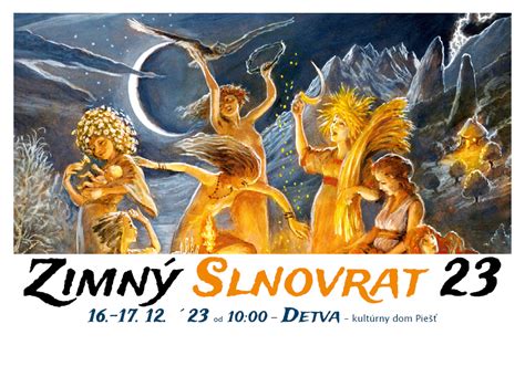 Ilustrácia starej germánskej alebo slovanskej tradície zimného slnovratu