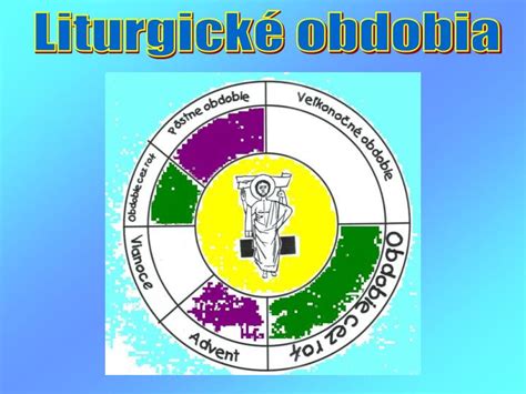 schéma liturgického kalendára a kľúčové liturgické obdobia pre správny výber hudby