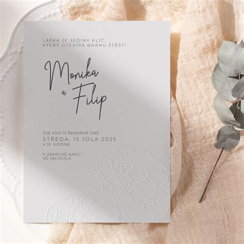 Ukážka svadobnej pozvánky v štýle filmového lístka.