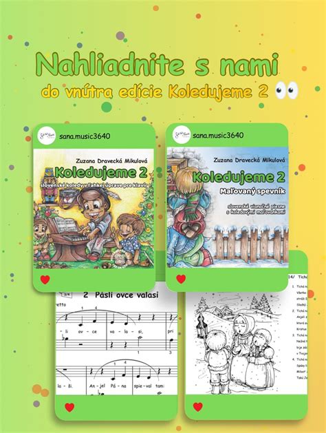 ilustrácia otvorených nôt vianočných kolied na klavíri