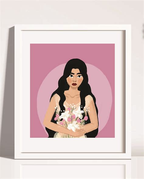 ilustrácia - žena sníva o svadbe, záhadná atmosféra