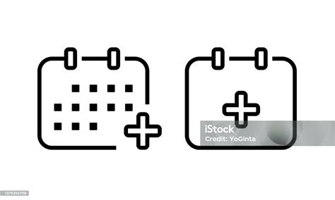 Ilustrácia s ikonou kalendára a obálky