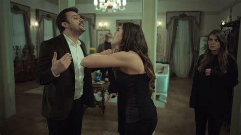 Záber na hlavné postavy seriálu Neželaná nevesta v dramatickej scéne
