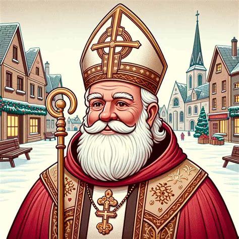 Ilustrácia detí spievajúcich a recitujúcich Mikulášovi