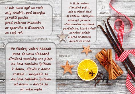 Ilustrácia starých vianočných zvykov na Slovensku