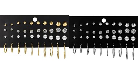 Sada zlatých náušníc pre dievčatko