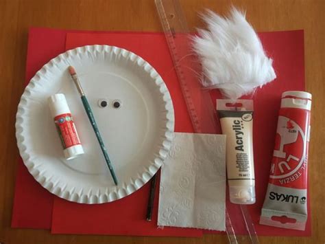 Inštruktážna schéma zostavenia anjela z papierového taniera