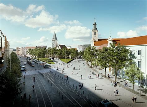 Schéma projektu Živé námestie s vyznačením Klobučníckej ulice