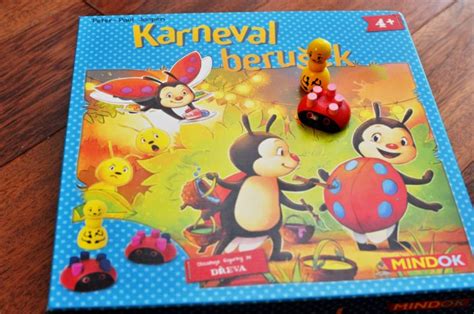 Herný plán hry Karneval lienok s lienkami a šípkou