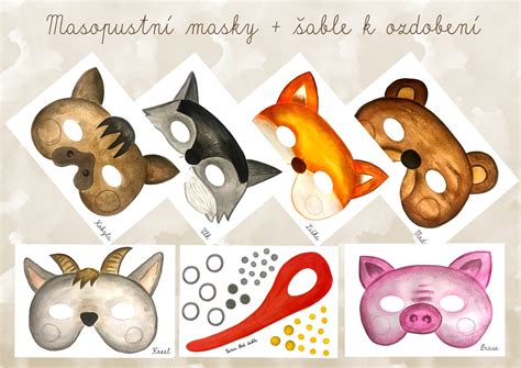 Návod na výrobu papierovej masky alebo šaša