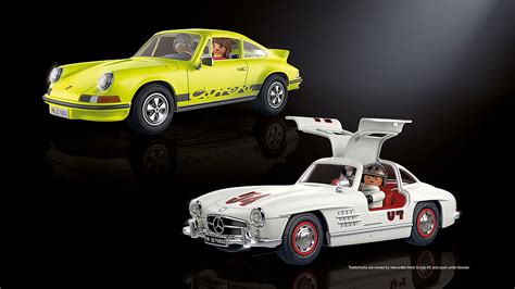 Model auta Playmobil Mercedes Benz 300 SL.
