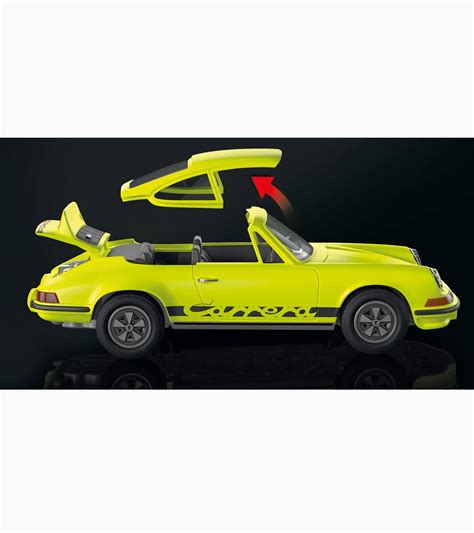 Model auta Playmobil Porsche 911 Carrera RS 2.7 s figúrkami.